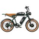 Электровелосипед SAMEBIKE Pilot M20 SR Dual Batteries (1000 Вт + 1000 Вт; 16 А*ч + 16 А*ч; 48 В), колеса 20", с ручкой газа, зеленый