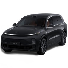 Гібридний автомобіль Li L9 Ultra, Black Metallic, флагманський 6-місний сімейний позашляховик (Black Metallic, Black and orange, Так)