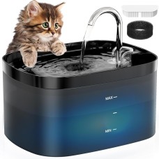 Автоматична поїлка Petwant PW-115 Pet Water Fountain, 2,5 л, тихий автоматичний фонтанчик, диспенсер води, для тварин