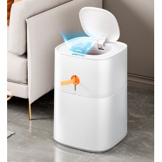 Сенсорное мусорное ведро 12 л Joybos Sensor Trash Can-12L, со стерилизацией, интеллектуальное открывание, белый, товары для дома