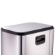 Мусорное ведро Aemaxx Trash Can-30, с педалью, с плавным закрытием, 30 л, сатиновая нержавеющая сталь, товары для дома