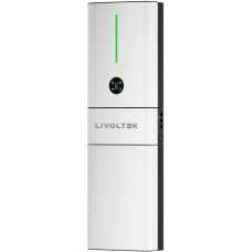 Комплект резервного живлення ДБЖ/UPS Livoltek Hyper-6000 + акумулятор Livoltek BLF51 LiFePO4 51,2V/100AH, 5000 Вт, 5120 Вт/год, літій-залізо-фосфатний акумулятор