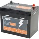 Аккумулятор PowMr POW-100AH-12.8V-MINI, 12,8V/100Ah, 1280W*h, 100A (26x17x21 см, LiFePO4, для дома, котла, солнечных батарей)