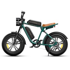 Електровелосипед фетбайк Engwe M20 Dual Batteries (1000 Вт, 26 А/год, 48 В), колеса 20", зелений