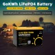 Аккумулятор GoKwt LiFePO4 12V/100AH ​​(1280W*h), с дисплеем (литий-железо-фосфатный аккумулятор для ИБП (UPS))