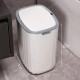 Сенсорне відро для сміття 12 л Yiwei Sensor Oval Trash Bin-12, водонепроникний, білий/золотистий, товари для дому