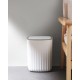 Сенсорне відро для сміття 12 л Yiwei Sensor Oval Trash Bin-12, водонепроникний, білий/золотистий, товари для дому