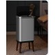 Сенсорное мусорное ведро 16 л Yiwei Sensor Trash Bin with Legs-16 с деревянными ножками, фиксация пакета, нержавеющая сталь, серебряный, товары для дома