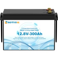 Аккумулятор Bottione LiFePO4 12V/300AH, 3840W*h (литий-железо-фосфатный аккумулятор для ИБП (UPS))