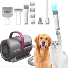 Груминг набор для животных PetKit Grooming Kit 5-in-1 Airclipper, домашний груминг салон, серый, товары для животных