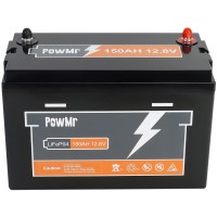 Аккумулятор PowMr 12,8V/150Ah, 1920W*h, 100A (LiFePO4, для дома, котла, солнечных батарей)