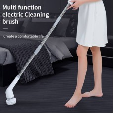 Акумуляторна щітка 8 в 1 Cleaning Brush, з довгою ручкою, для плитки, товари для дому