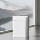 Сенсорное мусорное ведро 12 л Yiwei Sensor Square Trash Bin-12, с датчиком движения, белый, товары для дома