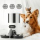 Автоматическая кормушка Petwant Automatic Pet Feeder 4,5 л, двойная, с записью голоса, смарт кормушка с автоматическим дозатором, для животных