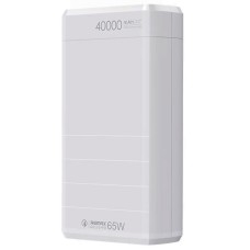 Повербанк Remax Dinba RPP-310 PD+QC 65W, 40000mAh, white (портативна батарея, powerbank)