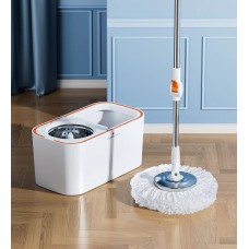 Швабра з віджимом Joybos Floor Cleaning Mop  з системою вижимання та обертовим мопом на 360-градусним віджимом, з 2 змінними мопами, товари для дому