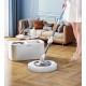 Швабра с отжимом Joybos Floor Cleaning Mop с системой выжимания и вращающимся мопом на 360-градусным отжимом, с 2 сменными мопами, товары для дома