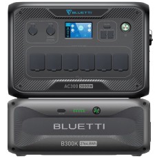 Зарядна станція Bluetti AC300+B300K, 3000 Вт, 2764,8 Вт*год (електростанція для дому, UPS, ДБЖ) EU