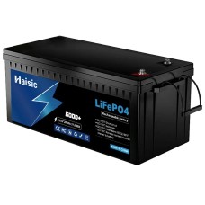 Аккумулятор Haisic LiFePO4 24V/200AH, 5120W*h, 200А/300A (литий-железо-фосфатный аккумулятор для ИБП (UPS))