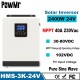 Гібридний інвертор Powmr 2400W HMS-3K-24V, 24 В, 2400 Вт (безперебійник, UPS, ДБЖ)