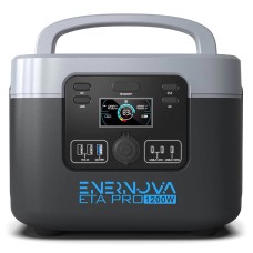 Зарядна станція Enernova ETA-PRO, 1200 Вт, 1050 Вт*год (електростанція для дому, ДЖБ, UPS)