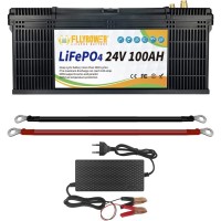 Аккумулятор FllyRower LiFePO4 24V/100AH (2400W*h) (литий-железо-фосфатный аккумулятор для ИБП (UPS))