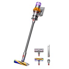 Ручний пилосос Dyson V15 Detect Absolute, акумуляторний, бездротовий пилосос, Yellow/Nickel, 446986-01, EU, техніка для дому