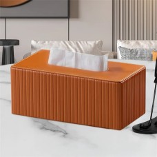 Коробка для салфеток MAVOBO, из искусственной кожи, 25х13,5х9,5 см, orange, товары для дома