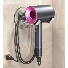 Держатель для фена Joybos Hair Dryer Wall настенный, (совместимый с Dyson) прозрачный