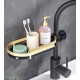 Органайзер для кухні Joybos Drain Rack, тримач для губки та рушника, 29*13*4 см, золотий, товари для дому