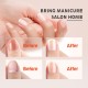 Фрезер для манікюру TOUCHBeauty TB-1738 Manicure Kit, 6 насадок, набір електричний, білий, гаджет для краси