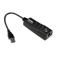 Перехідник USB 3.0 Type A --> Ethernet RJ45 1000Mb Realtek, RTL