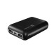 УМБ Natec 10000mah Trevi Compact 2x USB-A + 1x USB -C Black чорна