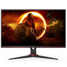 TFT 27" AOC 27G2SPAE/BK, IPS, 165Гц, 1 мс, VGA, HDMI, DP, колонки, чорний з червоним