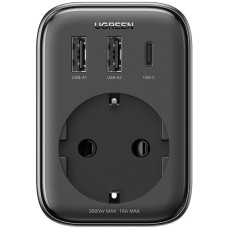 Зарядний пристрій 3xUSB 30W Outlet Extender (2хUSB-A+USB-C) CD314 Ugreen