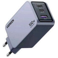 Зарядний пристрій 3xUSB 100W GaN (2xType-C+USB-A) Nexode Pro сірий X757 Ugreen