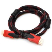 Кабель HDMI M - M, 1.5 м, V1.4, 4K 60Hz, обплетення