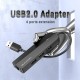 Хаб USB 2.0 -> 3хUSB 2.0 + RJ45 100M Ethernet Vention