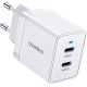 Зарядний пристрій 2хUSB-C 40W PD QC3.0 Q5006 білий Choetech