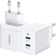 Зарядний пристрій 2хUSB-C 40W PD QC3.0 Q5006 білий Choetech