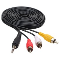 Кабель AV 3.5mm M - 3xRCA M 3.0m