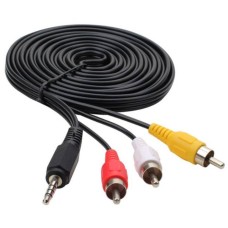 Кабель AV 3.5mm M - 3xRCA M 3.0m