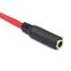 Перехідник аудіо Jack 3.5mm M 4pin -> 2 Jack 3.5mm F (Audio+MIC)