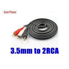 Кабель AUX Audio 3.5мм - RCAx2 M/M 5.0м