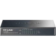 Комутатор TP-Link TL-SG1008P, 8 портовий, 10/100/1000 / POE