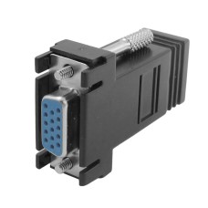 Перехідник VGA 15F --> RJ45 F (CAT5, CAT6)