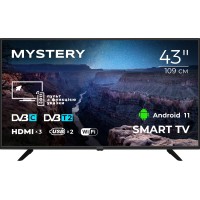 TV 43 Mystery MTV-4350FST2 Full HD/Smart/Android 11/2xUSB 2.0/Wi-Fi/Miracast/Black