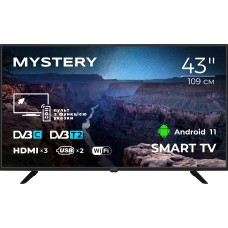 TV 43 Mystery MTV-4350FST2 Full HD/Smart/Android 11/2xUSB 2.0/Wi-Fi/Miracast/Black