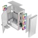 Корпус LogicConcept ARAMIS MESH+GLASS ARGB fans 4x120mm WHITE без БЖ ATX