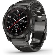 Смарт-годинник Garmin Fenix 7X Pro Sapphire Solar Carbon G. DLC Tit. with Vented Tit. Bracelet (010-02778-30)